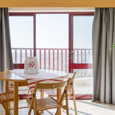 Appartement T2 15º Praia Mar Port - Wow Beach 2bd Flat Sea View - 300mts 2 Beach/wifi